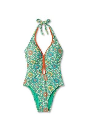 Rhode Green Floral One Piece